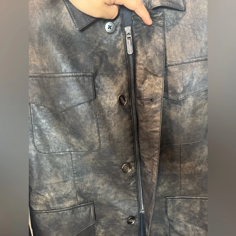 Faux leather jacket / blazer - Paisley & Gray slim fit  men's  size S/P